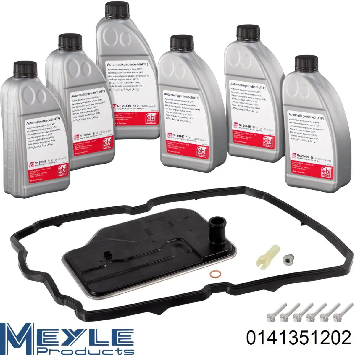 Kit para cambios de aceite caja automatica 0141351202 Meyle