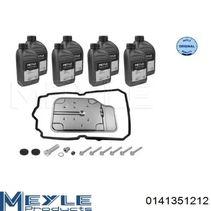 014 135 1212 Meyle kit de serviço para a substituição de óleo na caixa automática de mudança