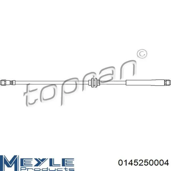 Шланг тормозной передний Meyle 0145250004 цена, от 11.97 USD