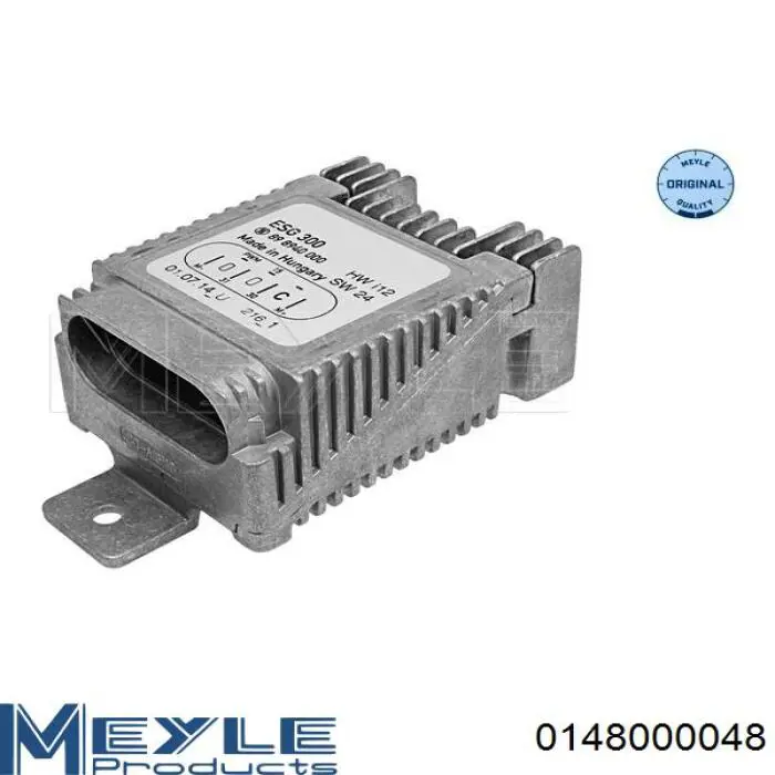 Регулятор оборотов вентилятора охлаждения (блок управления) Meyle 0148000048