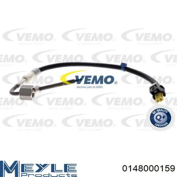 Sensor de temperatura, gas de escape, Filtro hollín/partículas 0148000159 Meyle