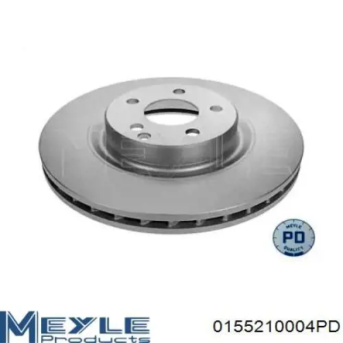 0155210004PD Meyle диск тормозной передний