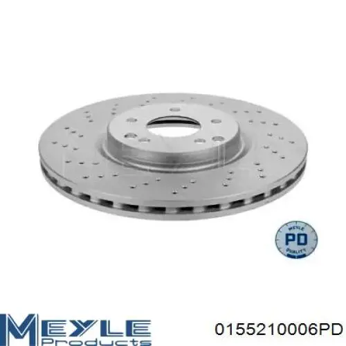 0155210006PD Meyle диск тормозной передний