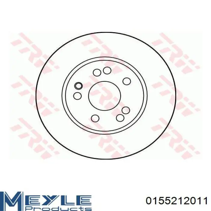 Передние тормозные диски RN1071 Nibk