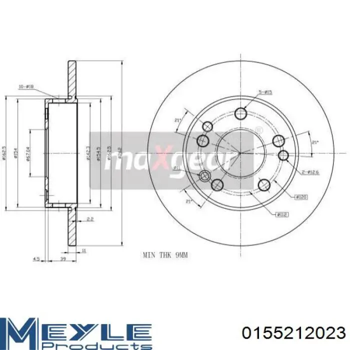 Тормоз дисковый передний ABS 15778 цена, от 23.11 USD