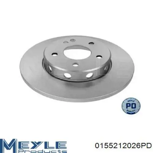 0155212026PD Meyle диск тормозной передний