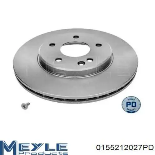 0155212027PD Meyle диск тормозной передний