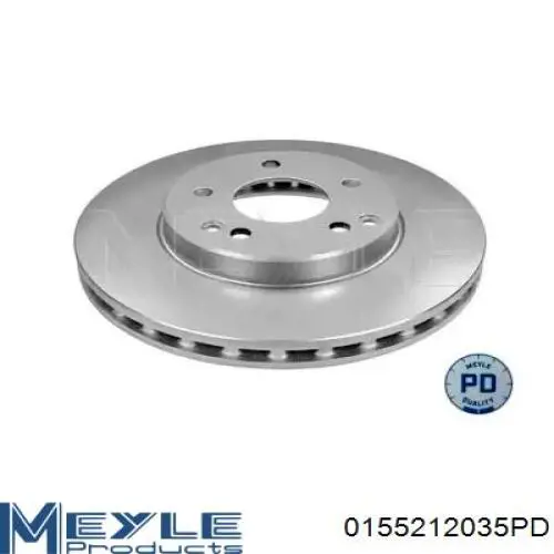 0155212035PD Meyle диск тормозной передний