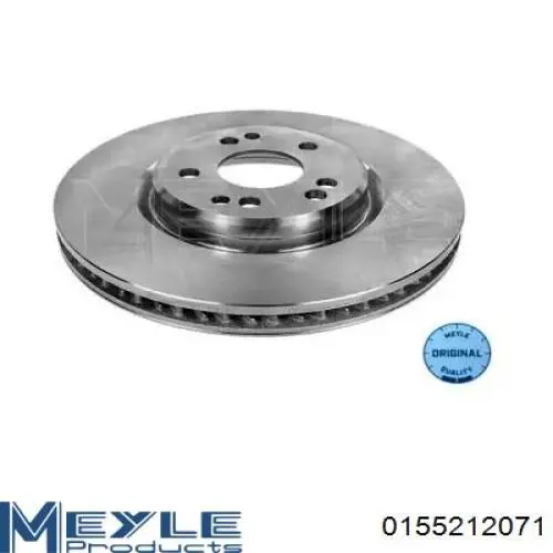0155212071 Meyle диск тормозной передний