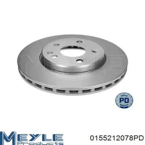 0155212078PD Meyle диск тормозной передний