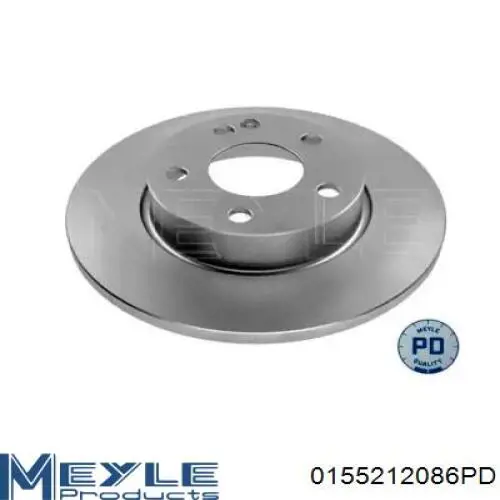 0155212086PD Meyle диск тормозной передний