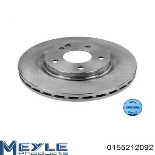 0155212092 Meyle диск тормозной передний