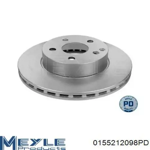 0155212098PD Meyle диск тормозной передний