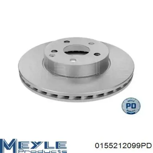 0155212099PD Meyle диск тормозной передний