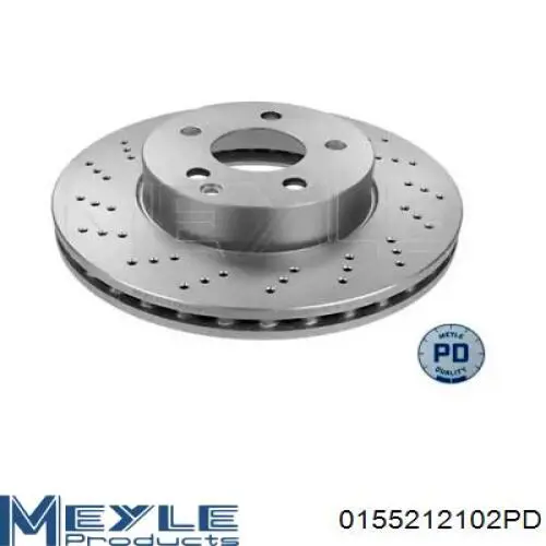 0155212102PD Meyle диск тормозной передний