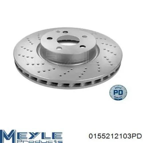 0155212103PD Meyle диск тормозной передний
