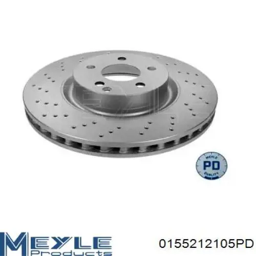 0155212105PD Meyle диск тормозной передний