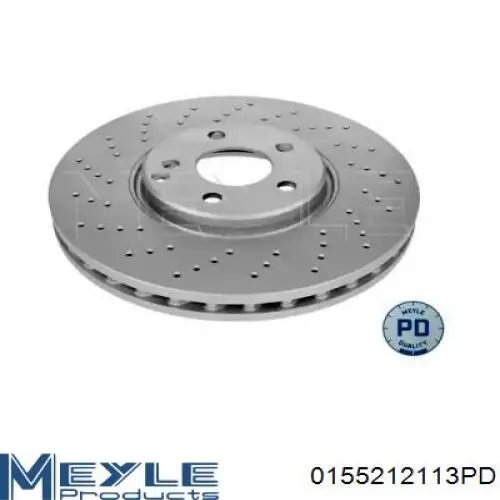 0155212113PD Meyle диск тормозной передний