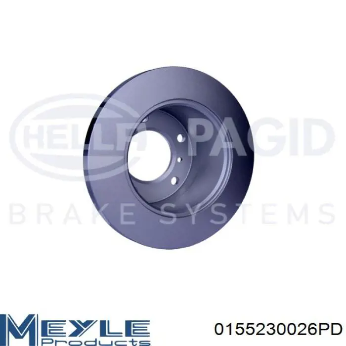 Задний дисковый тормоз Meyle 0155230026PD