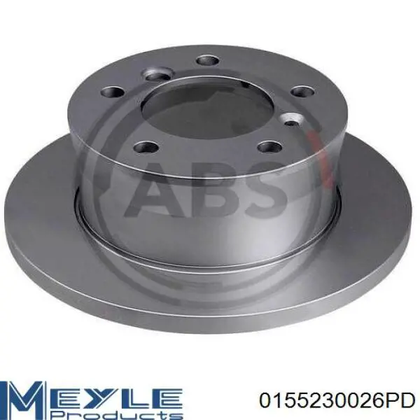 Задний тормозной диск Meyle 0155230026PD цена, от 48.43 USD
