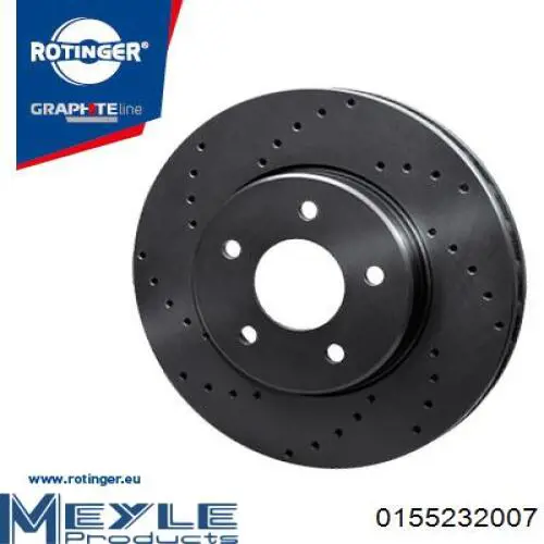Купить 0155232007 Meyle Диск тормозной задний