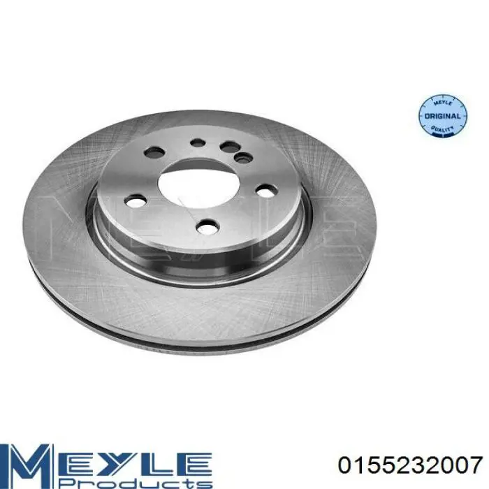 155232007 Meyle диск тормозной задний