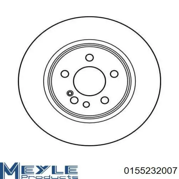 Задний тормозной диск Meyle 0155232007 цена, от 47.04 USD