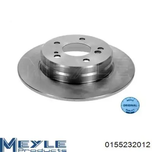 0155232012 Meyle диск тормозной задний