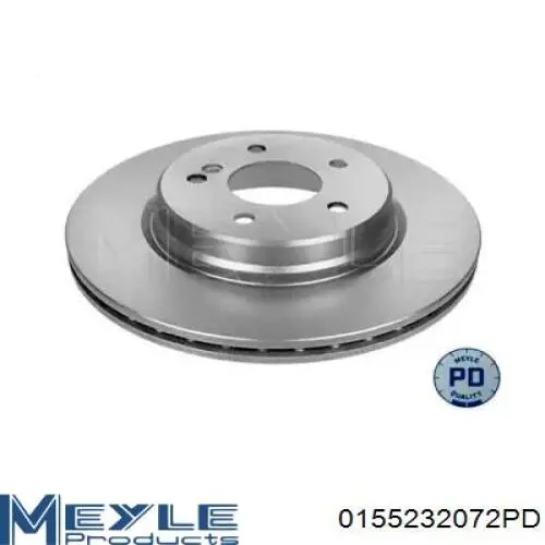 0155232072PD Meyle диск тормозной задний