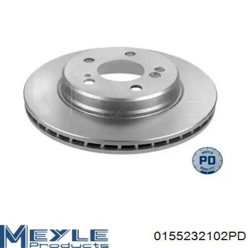 0155232102PD Meyle диск тормозной задний