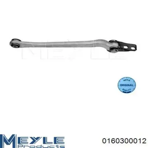 Brazo suspension (control) trasero inferior derecho 0160300012 Meyle