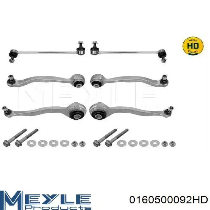 Комплект рычагов передней подвески 0160500092HD Meyle