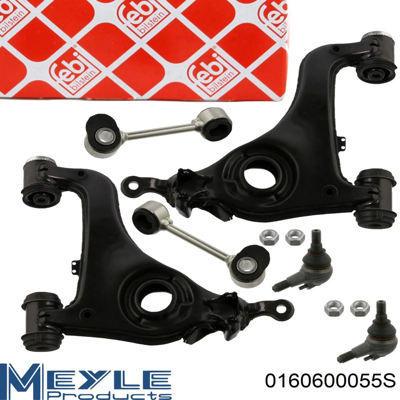 Тяга переднего стабилизатора Meyle 0160600055S цена, от 16.98 USD