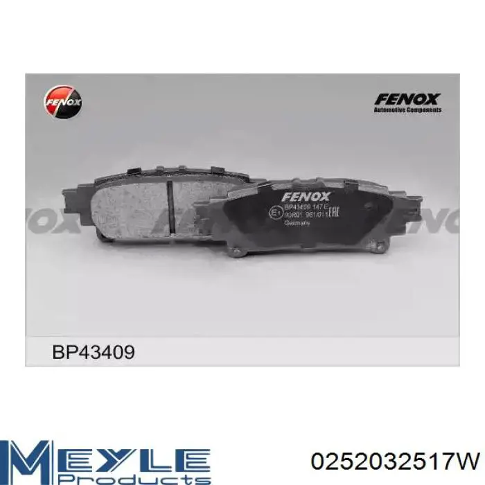 Передние тормозные колодки 161686 Power Stop