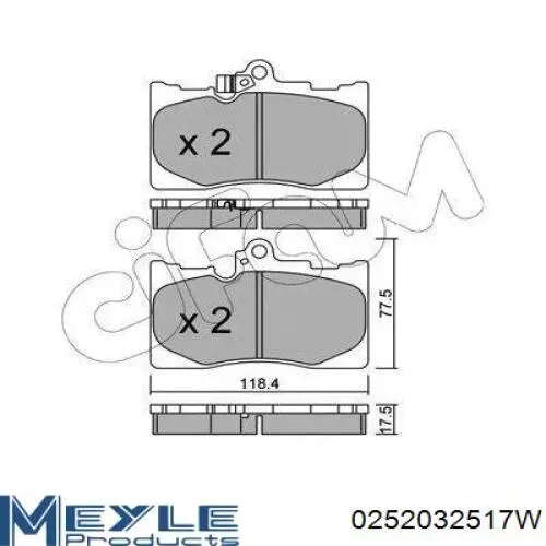 Тормозные колодки Power Stop 161686