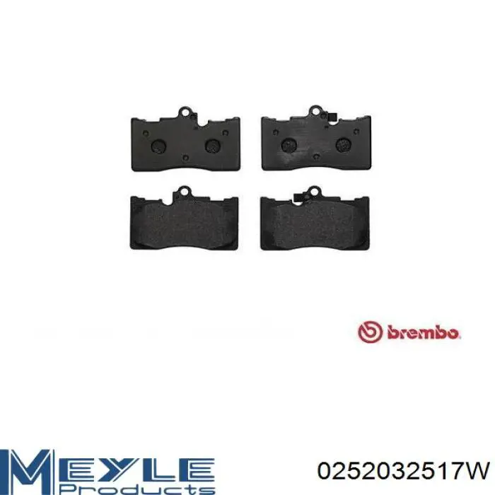 Передние тормозные колодки 986494252 Bosch