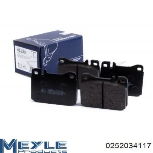 Передние тормозные колодки 0252034117 Meyle