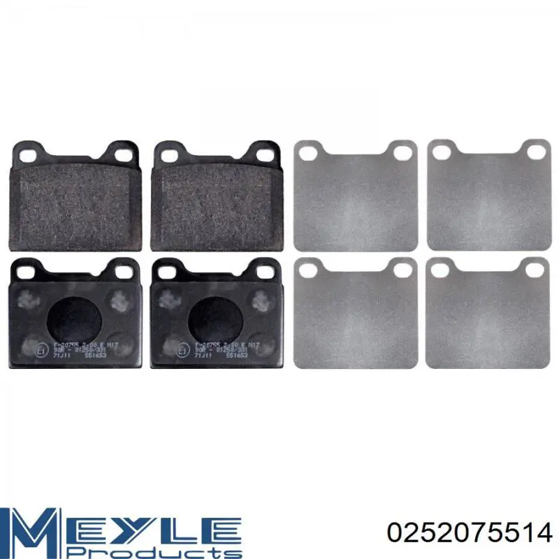 Купить 1487401 Volvo Колодки тормозные задние, дисковые