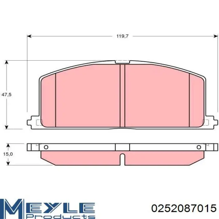 Купить BDS090 Starline Колодки тормозные