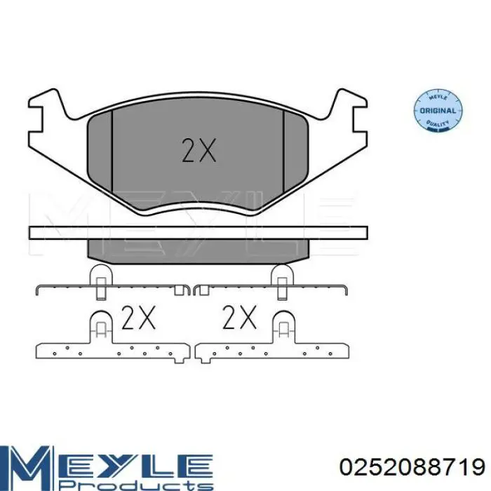 Передние тормозные колодки D368E Dafmi