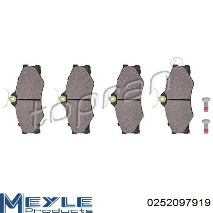 Купить BDS229 Starline Колодки тормозные
