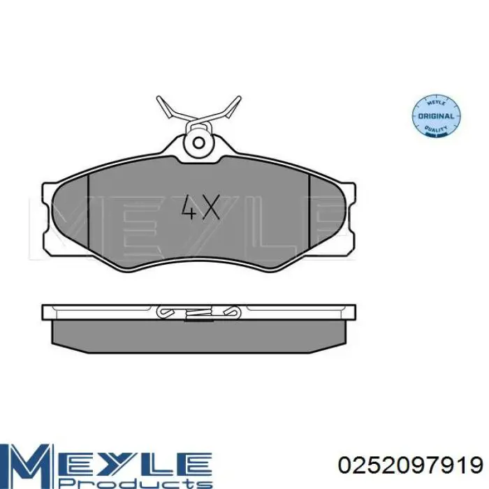 Купить D173E Dafmi Колодки тормозные