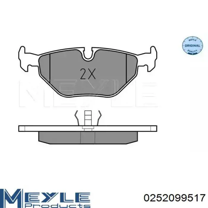 MT05P297 M-Tex колодки тормозные задние дисковые