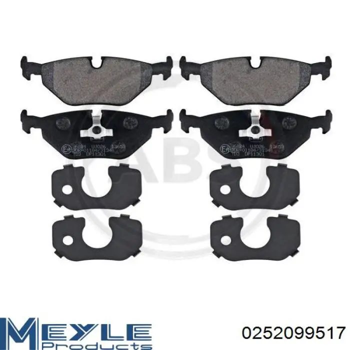 Колодки дисковые  Meyle 252099517 цена, от 15.25 USD