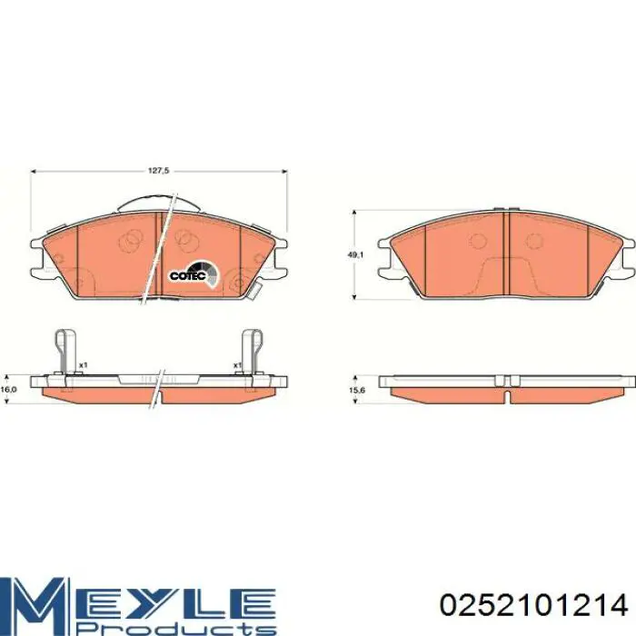 Купить FPH01 Hankook Frixa Колодки тормозные