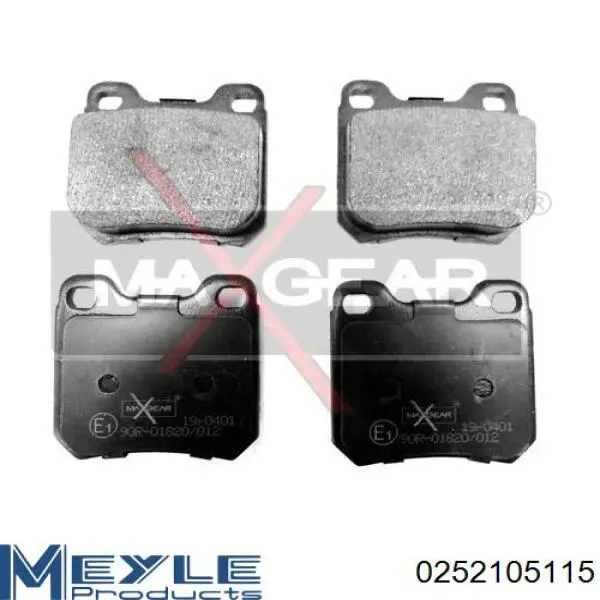 Колодки дисковые  Meyle 0252105115 цена, от 12.31 USD