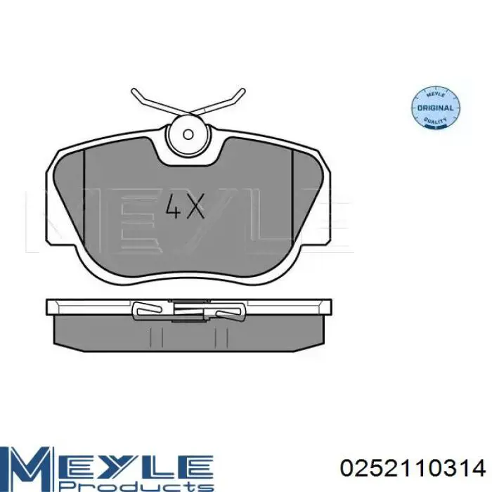 0252110314 Meyle