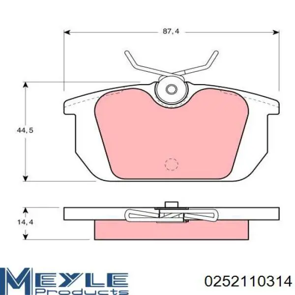 Купить 5SP101 Samko Колодки тормозные задние, дисковые