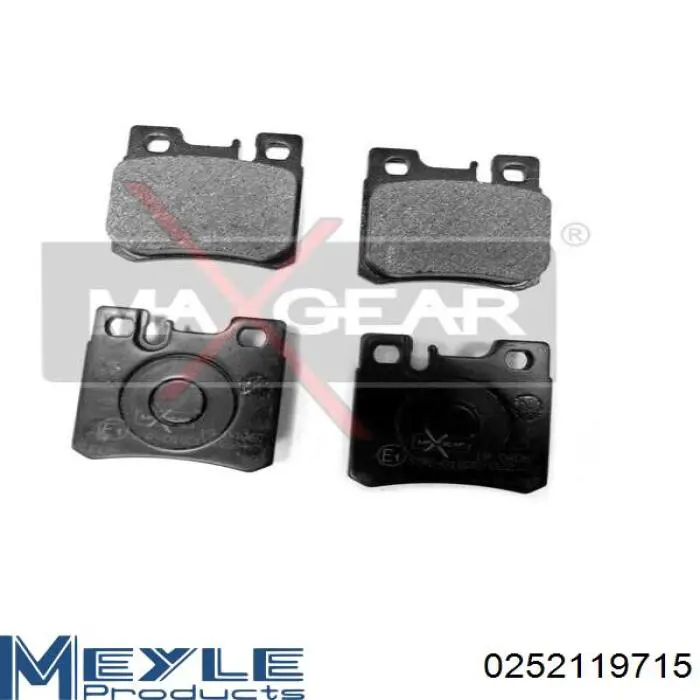 Задние тормозные колодки A0014209520 Bectep