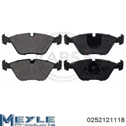 Передние тормозные колодки 0252121118 Meyle